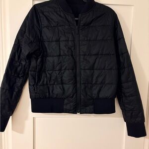 lululemon athletica Black Bomber Jacket